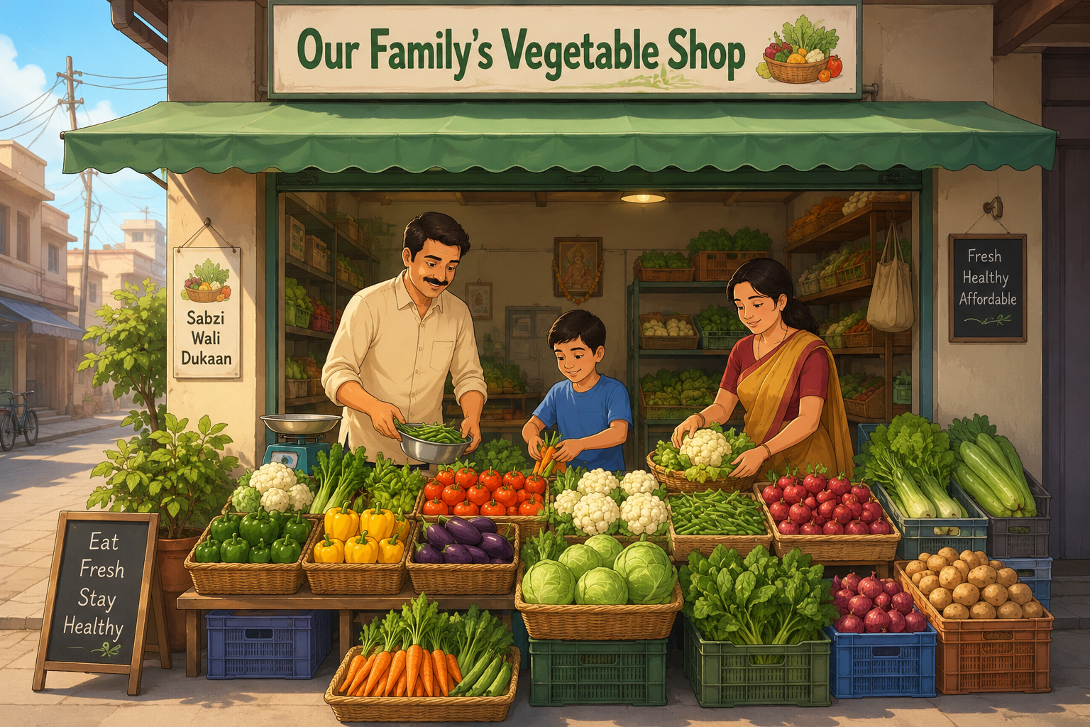 Our Family's Vegetable Shop